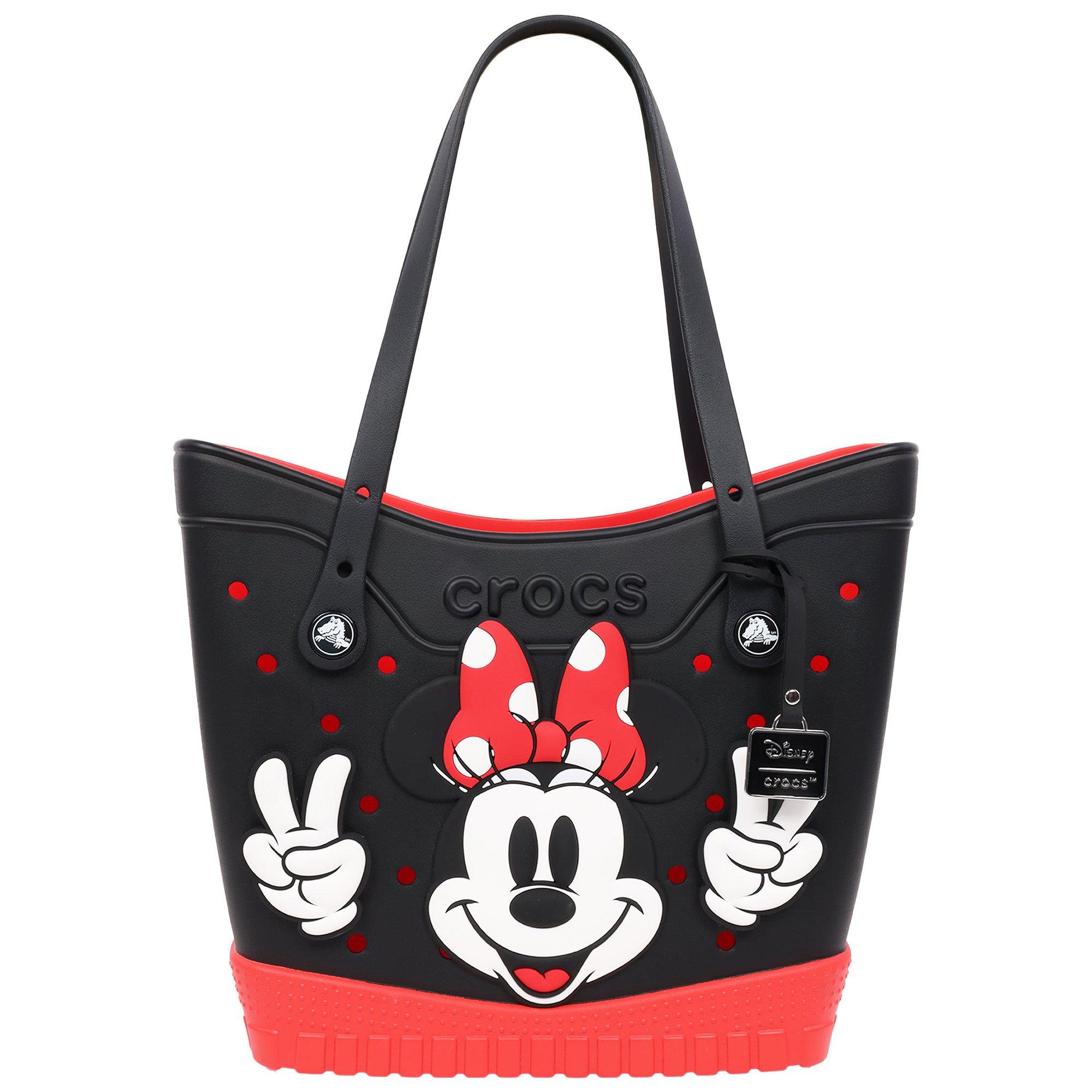 Crocs x Disney Minnie Mouse Classic Medium Tote - Black - BLACK